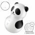 Satisfyer Pocket Panda - διεγέρτης κλειτορίδας με αεροκύματα (μαύρο)