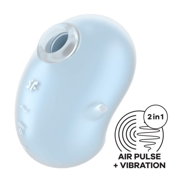 Satisfyer Cutie Ghost - Akku, Luftdruck Klitorisstimulator (Blau)