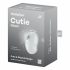 Satisfyer Cutie Ghost - Rechargeable Air Pulse Clitoral Stimulator (White)