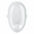 Satisfyer Cutie Ghost - Rechargeable Air Pulse Clitoral Stimulator (White)