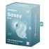 Satisfyer Sassy Seal - irygator łechtaczki Airwave (turkusowy)