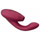 Womanizer Duo 2 - Vibrator pentru punctul G (roșu) 2 în 1