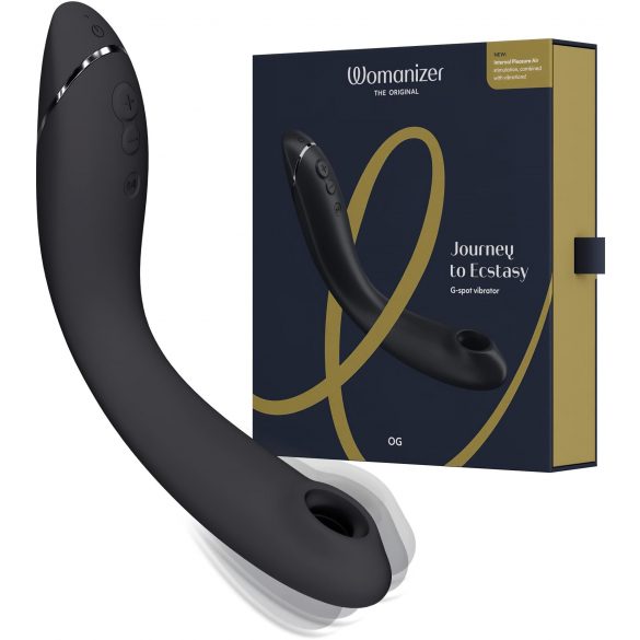 Womanizer OG - Vibromasseur 2en1 à vagues d'air (noir)