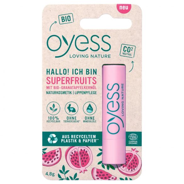 Oyess BIO - balsam de buze cu fructe