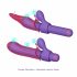 Magische Stick - vibrator met verwisselbare clitorisarm (paars)