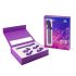 Magic Stick - vibrator med utbytbar klitorisstimulerare (lila)