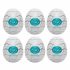 TENGA Egg Wavy II - masturbatie-ei (6 stuks)