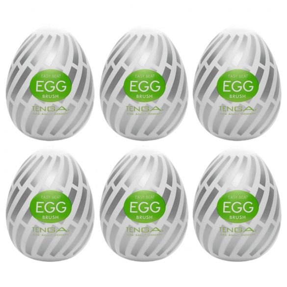 TENGA Egg Brush - Masturbation Egg (6 pieces)