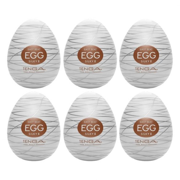 TENGA Egg Silky II - masturbační vajíčko (6ks)