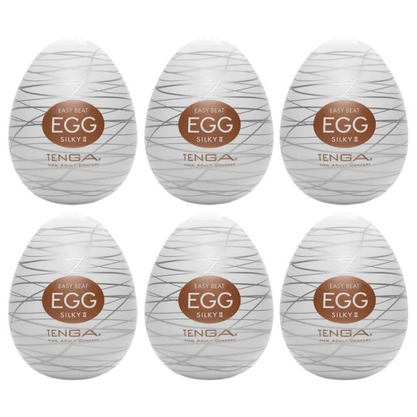 TENGA Egg Silky II - Masturbation Egg (6 pieces)