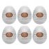 TENGA Egg Silky II - ou pentru masturbare (6 buc)