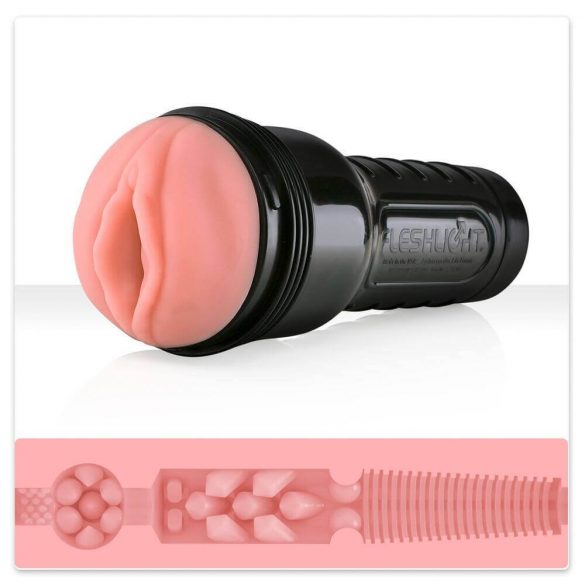 Fleshlight Pink Lady Destroya - realistické puzdro na umelú kundičku (prírodné)