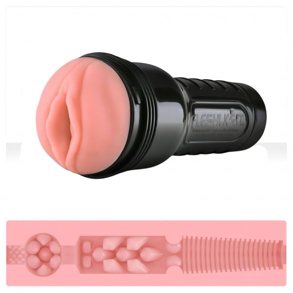 Fleshlight Pink Lady Destroya - realistyczny futerał ze sztuczną cipką (naturalny)