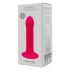 Aanpasbare zuignap dildo met eikel (roze)