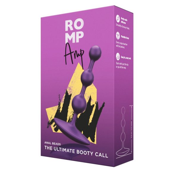 ROMP Amp - analinės karoliukai (violetinė)