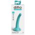 Dillio Curious Five - Saugfuß Silikon Dildo (15cm) - Türkis