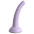 Dillio Curious Five - lepivé silikónové dildo (15 cm) - fialové