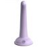 Dillio Curious Five - suction cup silicone dildo (15cm) - purple