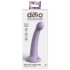 Dillio Secret Explorer - dildo cu ventuză și capăt bulbos (17cm) - mov