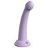 Dillio Secret Explorer - dildo cu ventuză și capăt bulbos (17cm) - mov