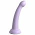 Dillio Secret Explorer - silikónové dildo s lepkavými prstami (17 cm) - fialové