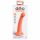 Dillio Secret Explorer - silikónové dildo so svorkou (17 cm) - oranžové