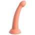 Esploratore Segreto Dillio - Dildo siliconico con ventosa e glande (17cm) - arancione