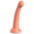 Dillio Secret Explorer - Saugnapf Spitze Silikondildo (17cm) - Orange