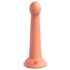 Esploratore Segreto Dillio - Dildo siliconico con ventosa e glande (17cm) - arancione