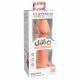 Dillio Big Hero - suction-cup silicone dildo (17cm) - orange