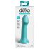 Dillio Big Hero - silikonski dildo z lepljivimi prsti (17 cm) - turkizni