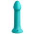 Dillio Big Hero - silikonski dildo z lepljivimi prsti (17 cm) - turkizni