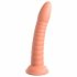 Dillio Wild Thing - Saugnapf gerillter Dildo (19cm) - Orange