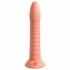 Dillio Wild Thing - Saugnapf gerillter Dildo (19cm) - Orange