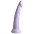 Dillio Slim Seven - suction cup stimulating dildo (20cm) - purple