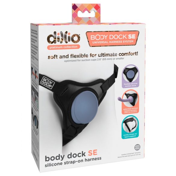 Dillio Body Dock SE - chiloți ajustabili (negru-albastru)