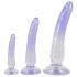 Crystal Clear - Anal Trainer Dildo Set - 3pcs (Transparent-Blue)