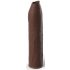 X-TENSION Elite - Cuttable penis sheath with open end (brown)