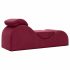 Liberator Esse Lounger - verstelbare seks sofa - 3-delig (bordeaux)