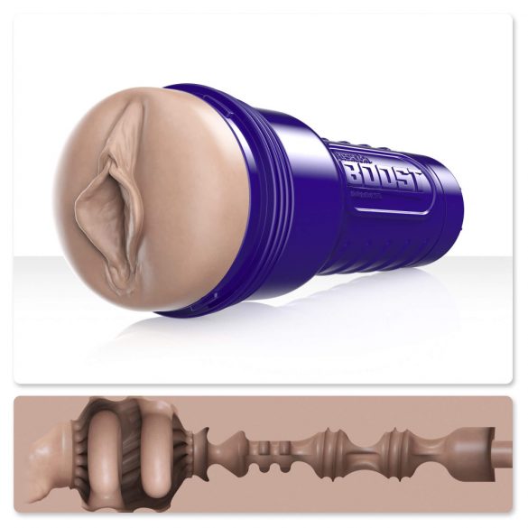 Fleshlight Boost Bang - реалистичен фалшив мастурбатор за путка (естествен)