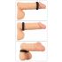 You2Toys 4in1 - Penis and Ball Ring Set - 2 Piece (Natural-Black)