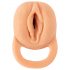 Nature Skin - 2 in 1 Fake Vagina and Penis Sleeve - 9 Inches (Natural)