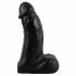 Realistixxx Real Giant - dildo s gigantickými semenníkmi - 22 cm (čierne)