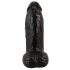 Realistixxx Real Giant - dildo testicolo giga - 22 cm (nero)