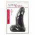 Realistixxx Real Giant - dildo s gigantickými semenníkmi - 22 cm (čierne)