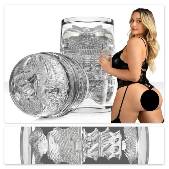 Fleshlight Quickshot Mia Malkova - cestovný masturbátor (priesvitný)