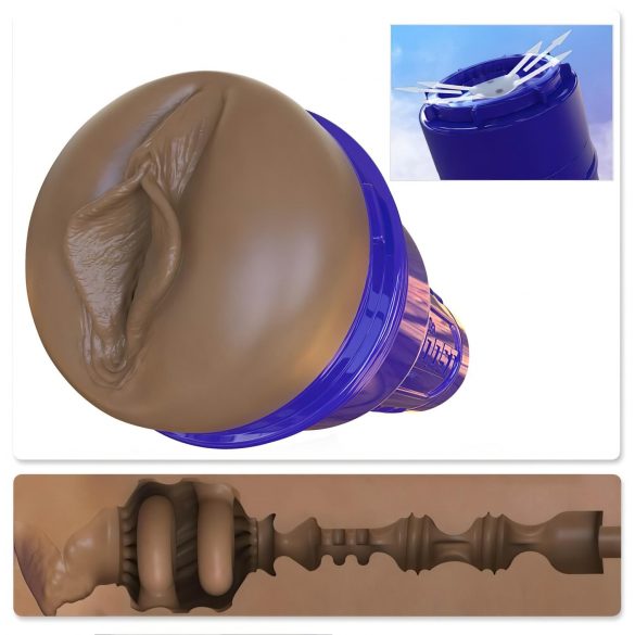 Fleshlight Boost Bang - Lifelike Pussy Masturbator (Brown)