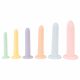 Six in a Row - dildo trainer set - 6 pcs (colorful)