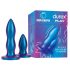 Durex Deep & Deeper - set dildo anal - 2 piese (albastru)