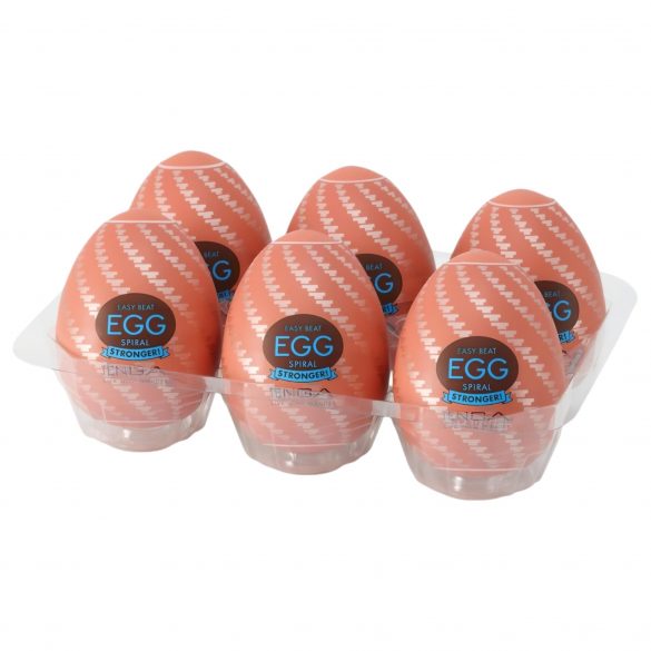 TENGA Egg Spiral Stronger - uova masturbatorie (6 pezzi)